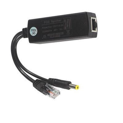 Injecteur d'eau étanche à 100 Mbps Sécurité 12W Y Adaptateur d'injecteur d'eau