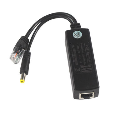 Adaptateur de séparateur PoE de 1 Gbps Gigabit 12V 3A pour le port d'accessoire de la caméra IP