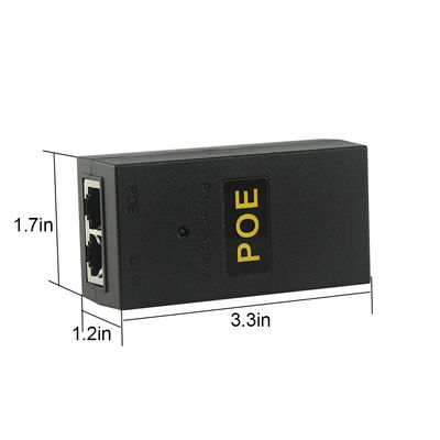 Adaptateur électrique de bureau POE personnalisable 12v 24v 36v 48v 0.5a 1a 2a