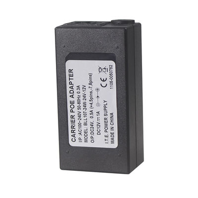 110V-240V 50-60Hz 24V 1A POE Injecteur Adapteur Pour la Sécurité Caméra CCTV IP