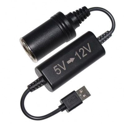 Convertisseur USB à cigarette femelle 5v à 12v