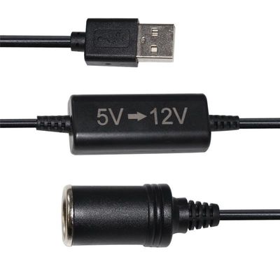 Convertisseur USB à cigarette femelle 5v à 12v