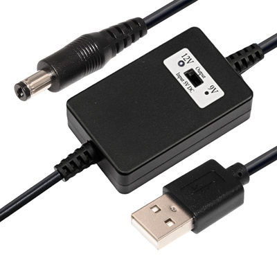 Transformateur CC-DC de 5V à 12V câble à accélération pour convertisseur d'alimentation USB en courant continu