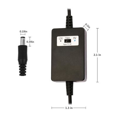 Courant de sortie 2A 1,5m USB A mâle à DC5521 Convertisseur 12V CC à 5V/9V/12V câble step up