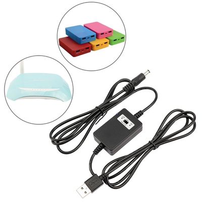 Courant de sortie 2A 1,5m USB A mâle à DC5521 Convertisseur 12V CC à 5V/9V/12V câble step up