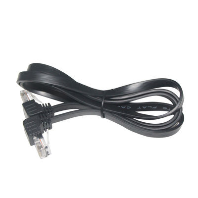 Cat5e/Cat6/Cat7/Cat8 câble LAN à grande vitesse RJ45 câble à patch de 90 degrés 1-10m