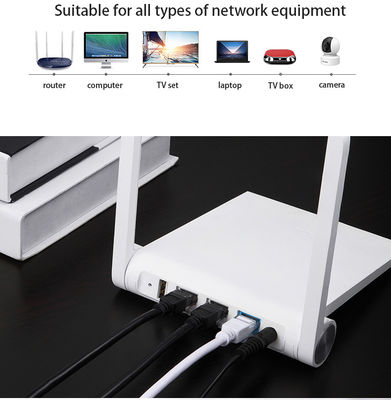 Cable LAN Cat6 Utp Cat6 personnalisable de 10 pieds avec connecteur métallique Rj45