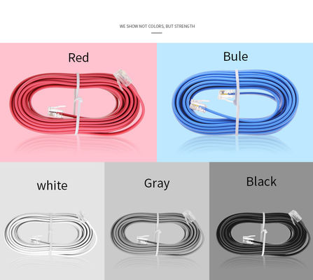 Cable de ligne téléphonique personnalisé avec une longueur de 4m 13ft