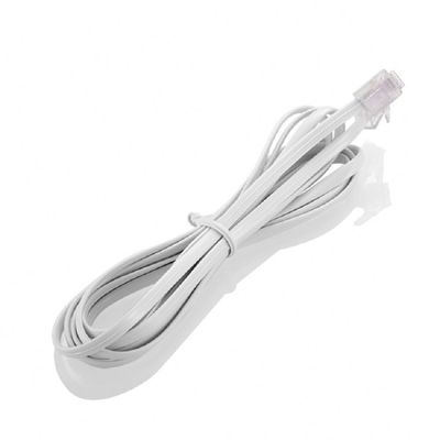 Personnalisation Rj9 câble téléphonique enroulé 5 pieds Rj11 câble téléphonique