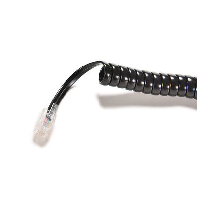 1.5M 5ft 4P4C RJ11 câble récepteur téléphonique long câble téléphonique bouclé