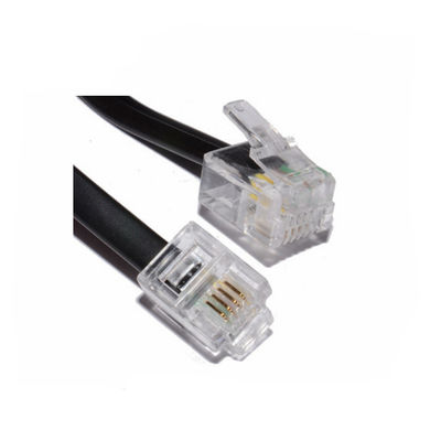 16 MHz câble téléphonique en spirale RJ9 RJ11 RJ12 ligne téléphonique enroulée 6P6P 6P4C 4P4C 4P2C