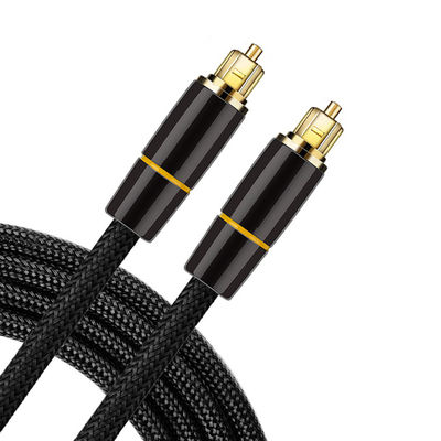 Rohs 5.1 câble audio Toslink à fibre optique numérique pour haut-parleur Hifi