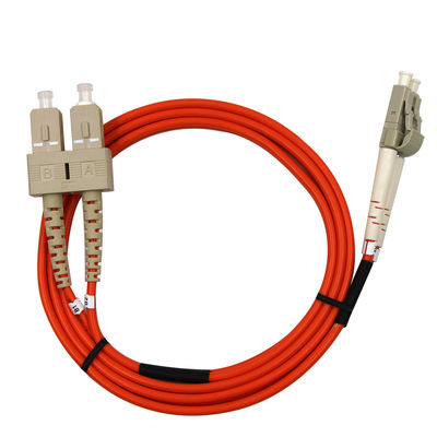 Cable duplex 3Mtr Upc 2C Om4 Mtp Mpo Lc à Lc Cordon de patch Om3 2 conducteurs