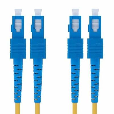 FTTH FTTB Sc à Sc Fibre Jumper 2 4 6Core Les conduites de patch de fibre blindée