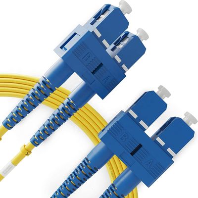 9/125Um Multi Mode Cordon de patch à fibre optique Sc Homme à Sc Femme personnalisé