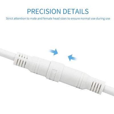 Câble d'alimentation CC personnalisable mâle à femelle avec plusieurs options de connecteurs