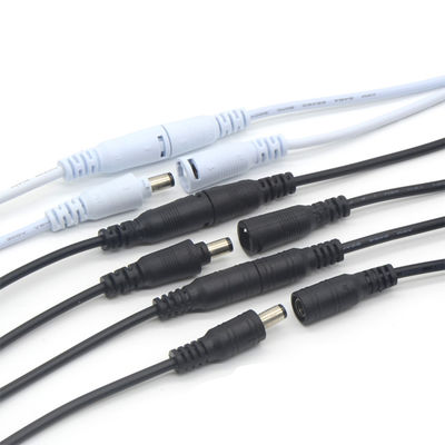 12V 24V câble d'extension CC 5.5x2.1mm 5.5x2.5mm câble d'alimentation CC féminin pour caméra de surveillance