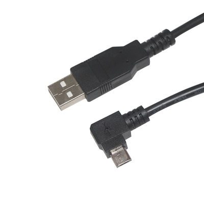 Cable de données micro-USB noir pour appareil photo et MP3 1m 1,5m