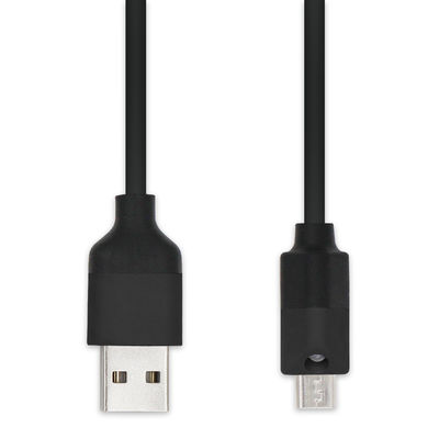 Cable de données micro-USB noir pour appareil photo et MP3 1m 1,5m