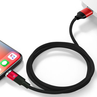 Câble USB magnétique 3-en-1, tressé en nylon, Micro, Type C, 8 broches