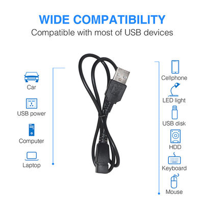 Téléphones portables OEM ODM Extension câble de données USB mâle à femelle Charge rapide