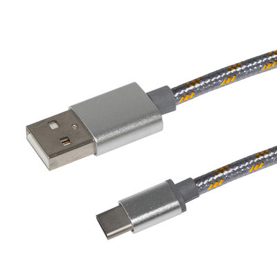 Types de charge différenciés Contacts métalliques argentés Cable de données USB pour la recharge de voiture portable