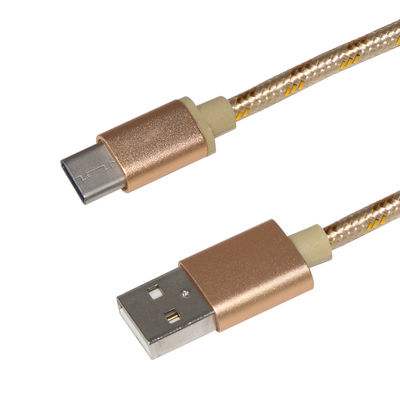 Types de charge différenciés Contacts métalliques argentés Cable de données USB pour la recharge de voiture portable