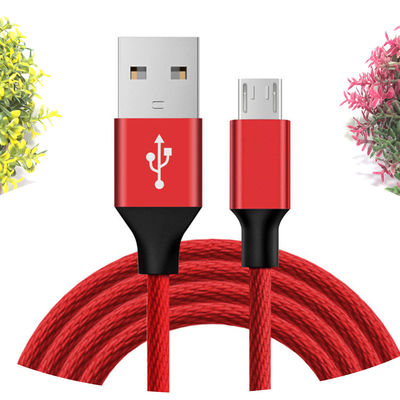 Cable micro USB V8 à haute vitesse de données et de recharge 1m 1,2m pour téléphone portable noir/blanc