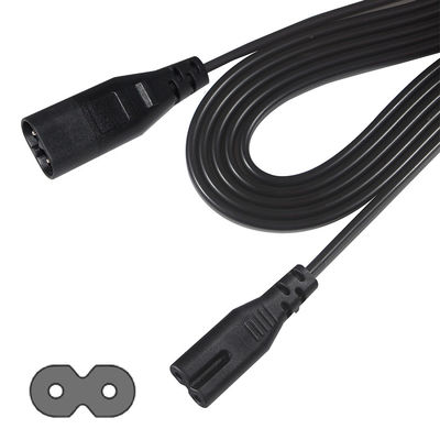 0.5M VDE 250V 2.5A H03VVH2-F 0.75MM2 2 cœurs C7 à C8