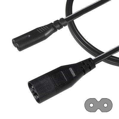 0.5M VDE 250V 2.5A H03VVH2-F 0.75MM2 2 cœurs C7 à C8