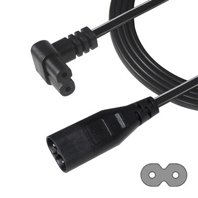 0.5M VDE 250V 2.5A H03VVH2-F 0.75MM2 2 cœurs C7 à C8