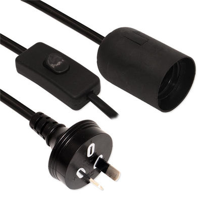 AU Plug Salt Lamp Cordon d'alimentation avec commutateur de diminution de luminosité 1,8 m