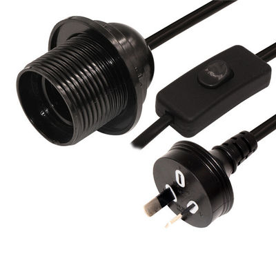 AU Plug Salt Lamp Cordon d'alimentation avec commutateur de diminution de luminosité 1,8 m