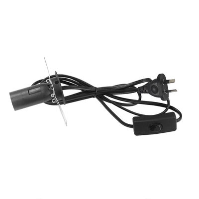 Corde d'alimentation SAA avec 303 commutateur allumé et E14 E12 prise pour lampe de sel