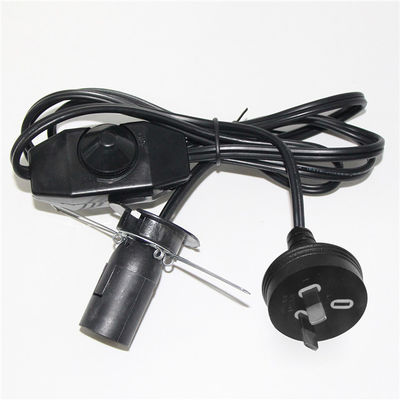 H03VVh2-F 2G 0,75 mm2 Cordon d'alimentation de lampe à sel avec prise AS et interrupteur de l'atténuateur