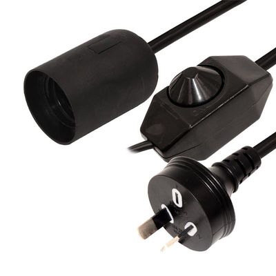 Cable H03VVh2-F 2G*0.75mm2 L'interrupteur de la lampe à sel et le câble d'alimentation E14