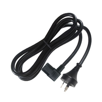 90 degrés angle droit C13 à SAA 3Pin câble d'alimentation H05VV-F 3G * 0,75 mm2 1,2 M pour le moniteur de PC