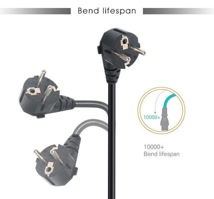 Schuko CEE 7/7 à C15 Cable électrique 250V 16A 3m