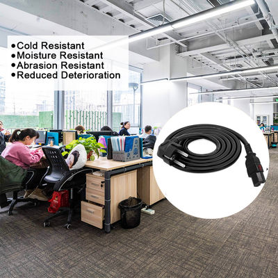Schuko CEE 7/7 à C15 Cable électrique 250V 16A 3m