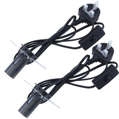 E14 Porteur câble d'alimentation de lampe à sel de l'Himalaya avec une longueur de câble de 1,2 M et 303 commutateurs d'allumage/arrêt