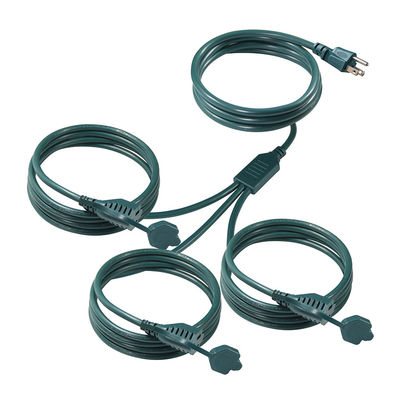 Cordon d'alimentation NEMA 5-15P vers 5-15R 3 prises 1M Prise US