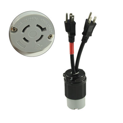 Appareil électroménager 1ft 14/3 NEMA L14-20C Cordon d'extension de connecteur avec certificat USA