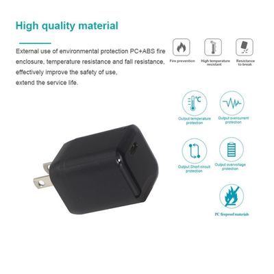 Chargeur USB-C GaN PD de 20 W pour ordinateur portable et téléphone
