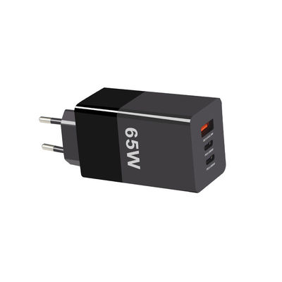 Chargeur rapide 65W GaN USB-C PD3.0 avec prise UE