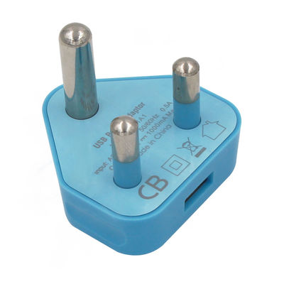 Afrique du Sud Inde prise électrique Adaptateur d'alimentation de téléphone portable Adaptateur d'alimentation 5Volt 3Pin