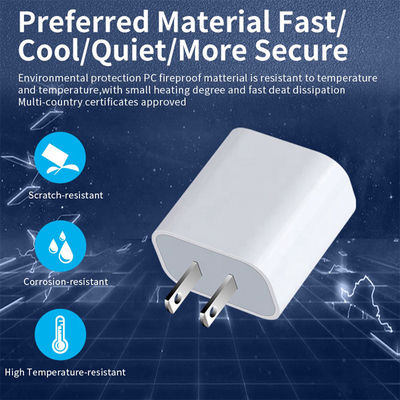 QC double port 20W chargeur USB C pour les joueurs de jeux vidéo