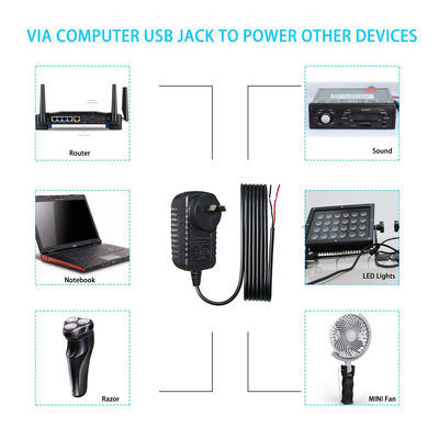 Adaptateur secteur CC 5V 3A pour moniteur LED et chargement (prise AU)