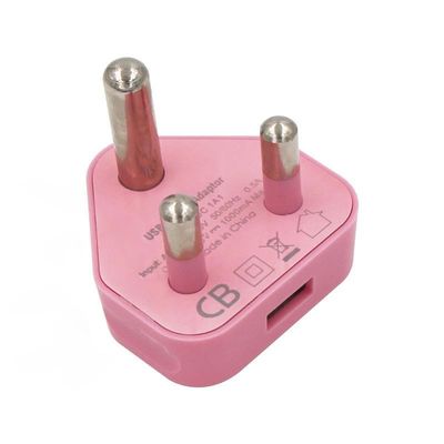 5V 2.1A double chargeur USB pour Afrique du Sud et Inde
