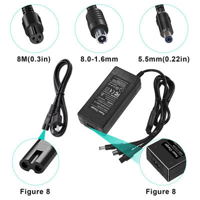3 en 1 Chargeur universel entrée 100-240V IEC C8 entrée 42V 2A Adaptateur d'alimentation pour ordinateur portable