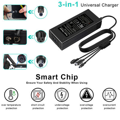 3 en 1 Chargeur universel entrée 100-240V IEC C8 entrée 42V 2A Adaptateur d'alimentation pour ordinateur portable